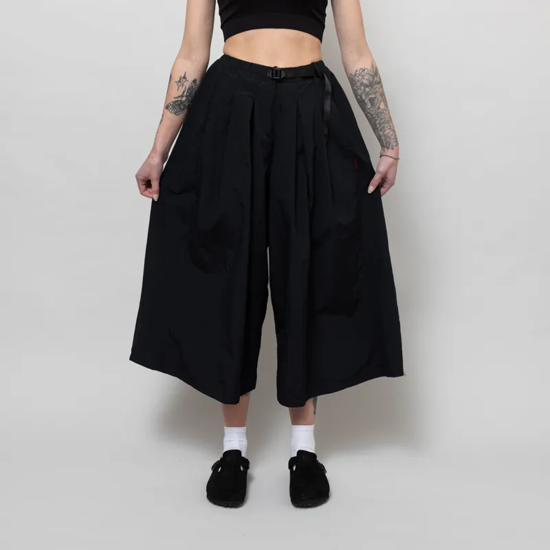 Gramicci Womens Nylon Flare Pant Black-1