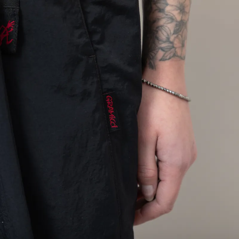 Gramicci Womens Nylon Flare Pant Black-9