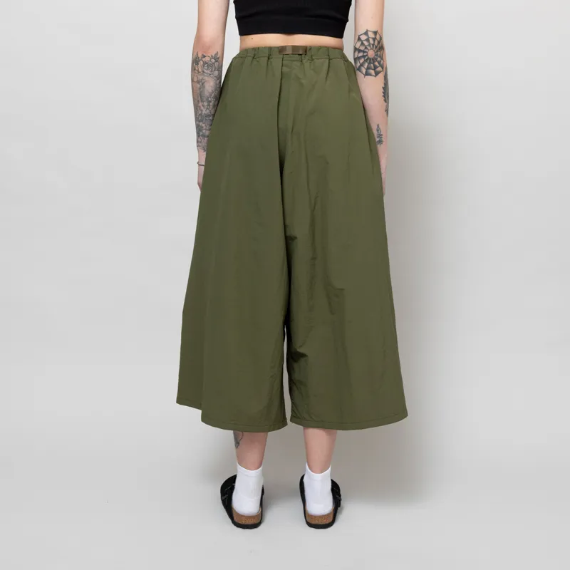 Gramicci Womens Nylon Flare Pant Olive-3