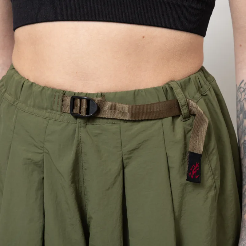 Gramicci Womens Nylon Flare Pant Olive-5