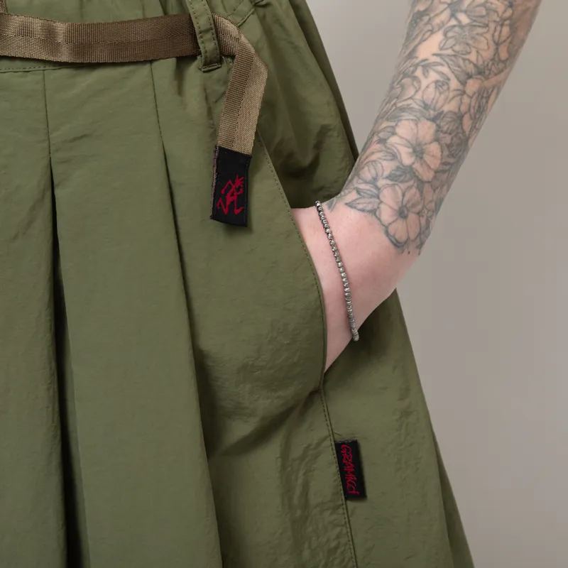 Gramicci Womens Nylon Flare Pant Olive-7