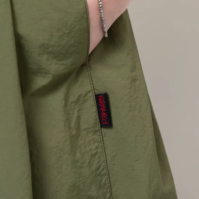 Gramicci Womens Nylon Flare Pant Olive-8