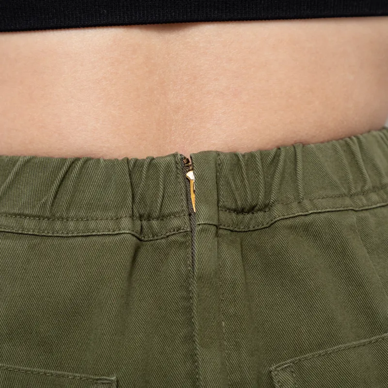 Gramicci Womens Long Baker Skirt Olive-7