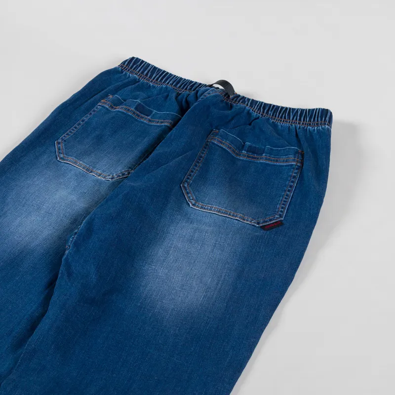 Gramicci Stretch Denim Loose Tapered Ridge Pant Dark Used-3