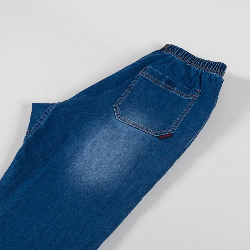 Gramicci Stretch Denim Loose Tapered Ridge Pant Dark Used-5