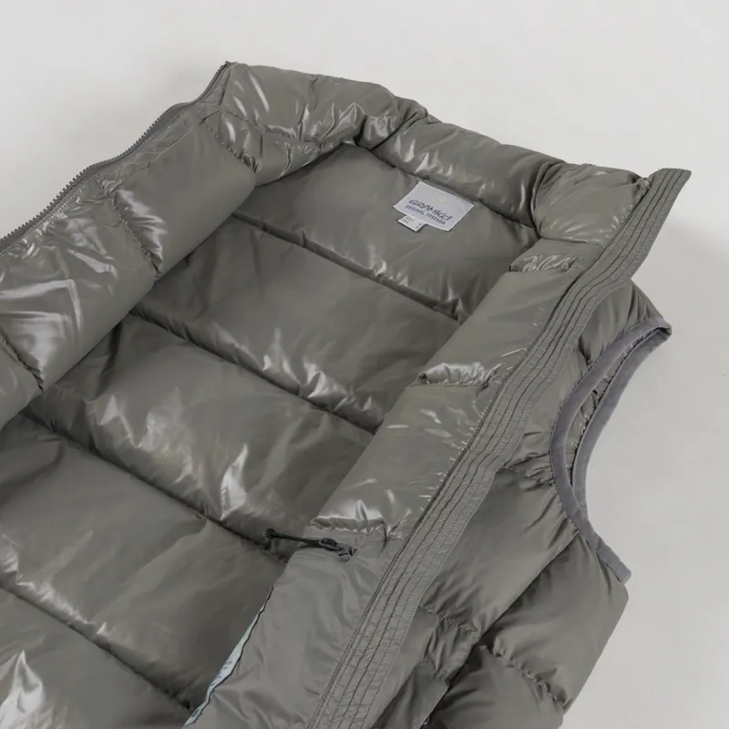 Gramicci Down Puffer Vest Seal Grey-4