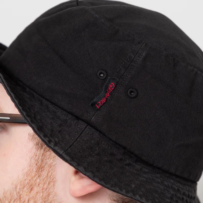 Gramicci Twill Packable Bucket Hat Black-3