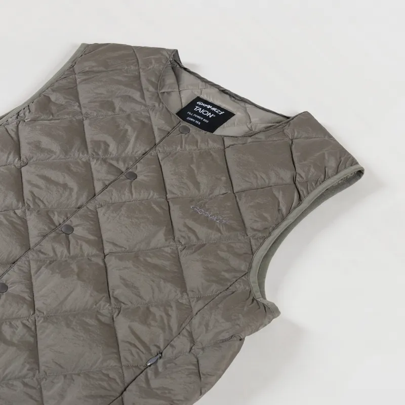Gramicci x Taion Inner Down Vest Stone Grey-2