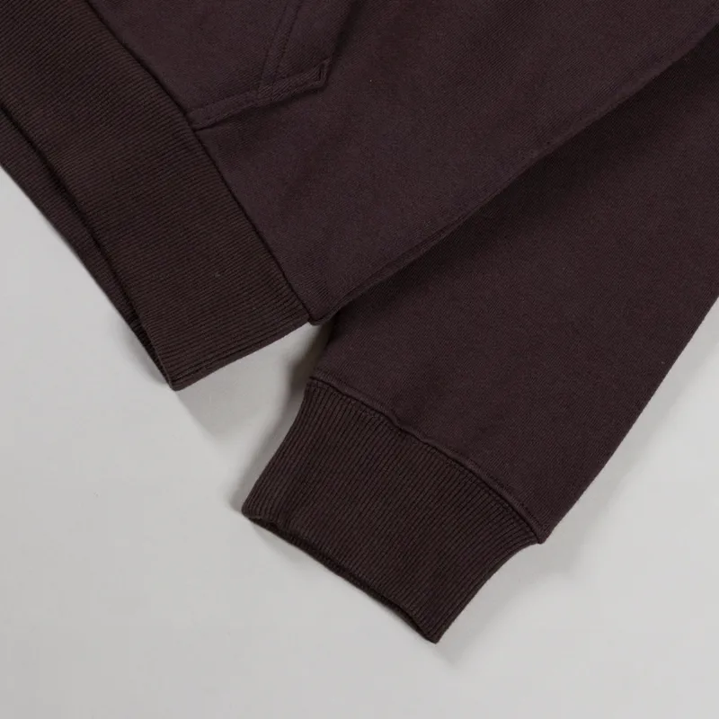 Gramicci Climbers Hand Hooded Sweatshirt Dark Brown-7