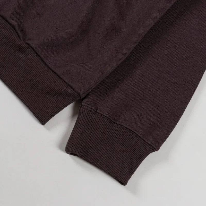 Gramicci Climbers Hand Hooded Sweatshirt Dark Brown-8