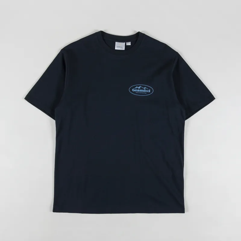 Gramicci Mountaineering T Shirt Vintage Black-1