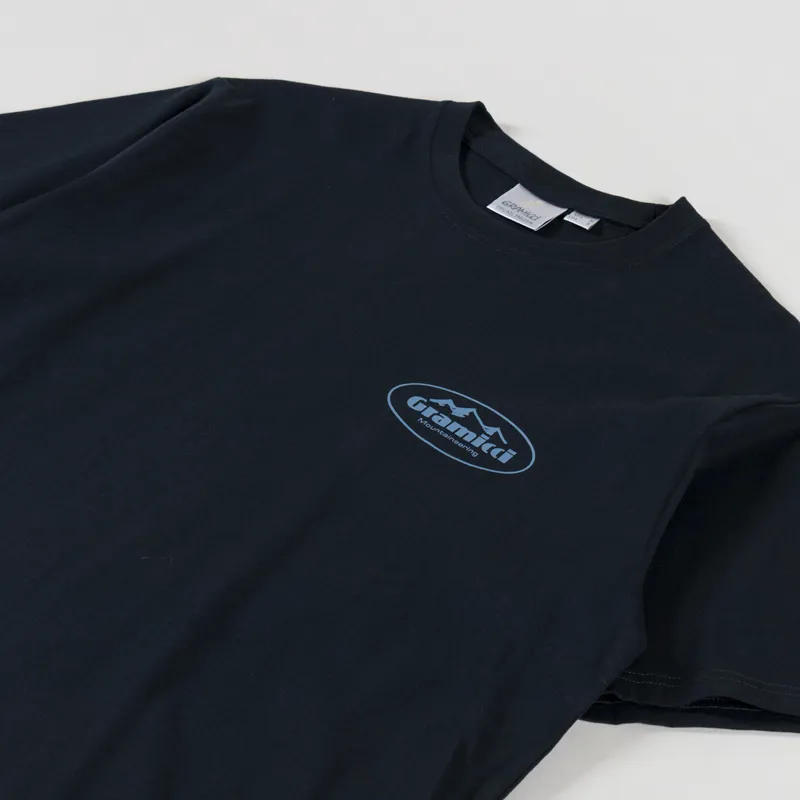 Gramicci Mountaineering T Shirt Vintage Black-3