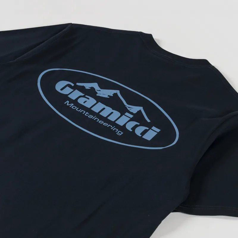 Gramicci Mountaineering T Shirt Vintage Black-2
