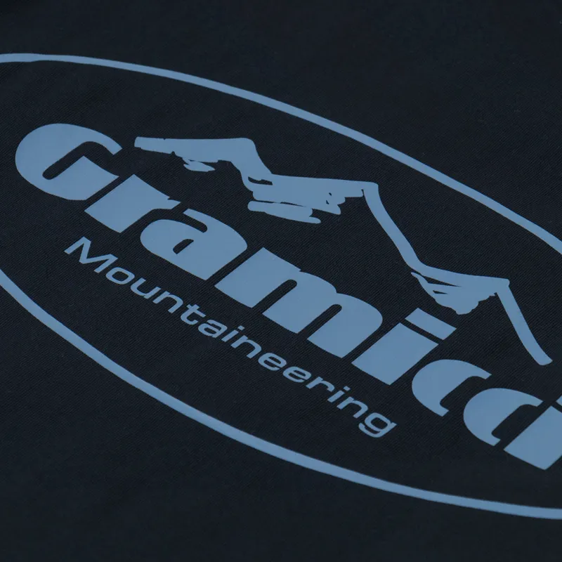 Gramicci Mountaineering T Shirt Vintage Black-4