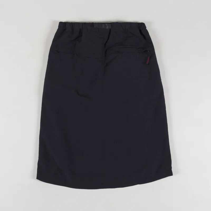 Gramicci Womens Nylon Packable Midi Skirt Black-5