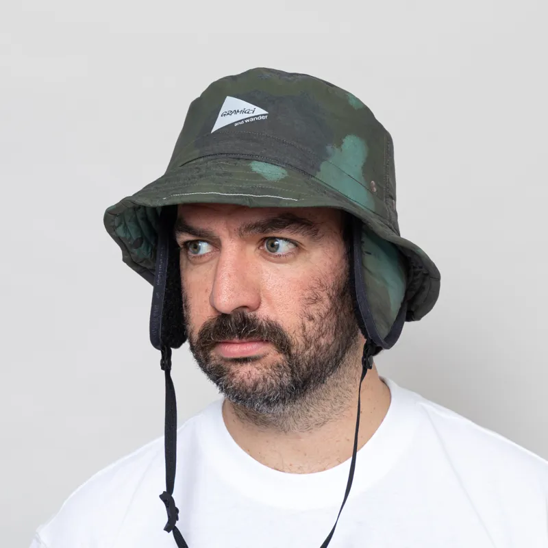 Gramicci x And Wander Padded Hat Camo