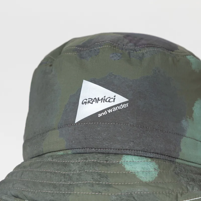 Gramicci x And Wander Padded Hat Camo-4
