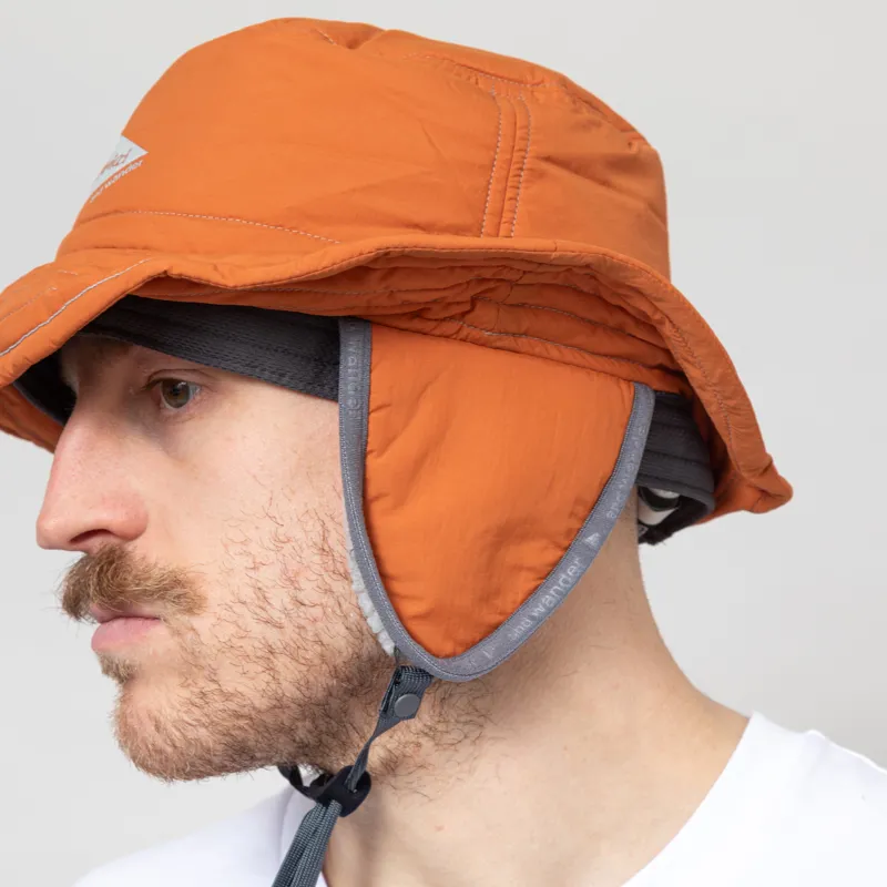 Gramicci x And Wander Padded Hat Orange-4