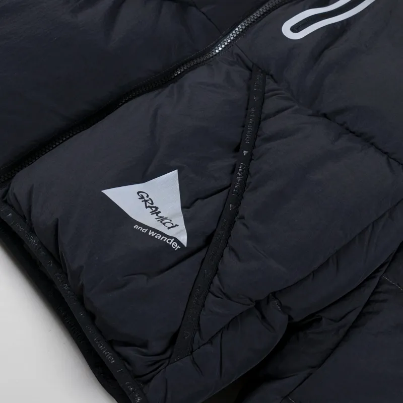 Gramicci x And Wander Down Jacket Black-9