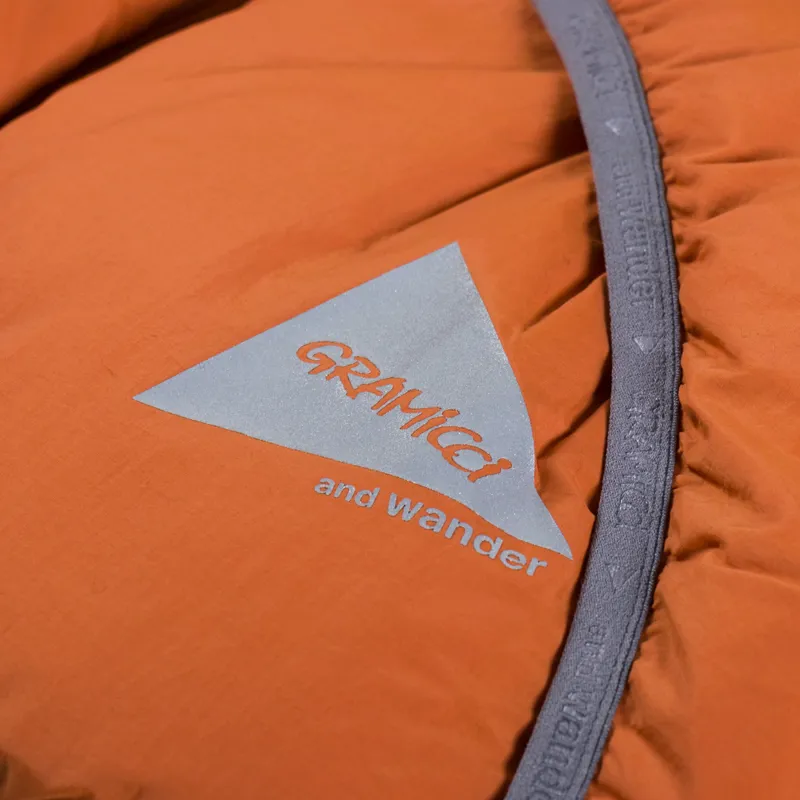 Gramicci x And Wander Down Vest Orange-8