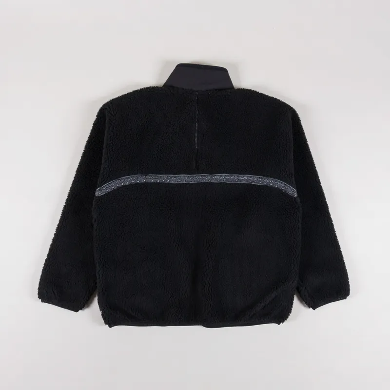 Gramicci x And Wander JQ Tape Fleece Jacket Black-1