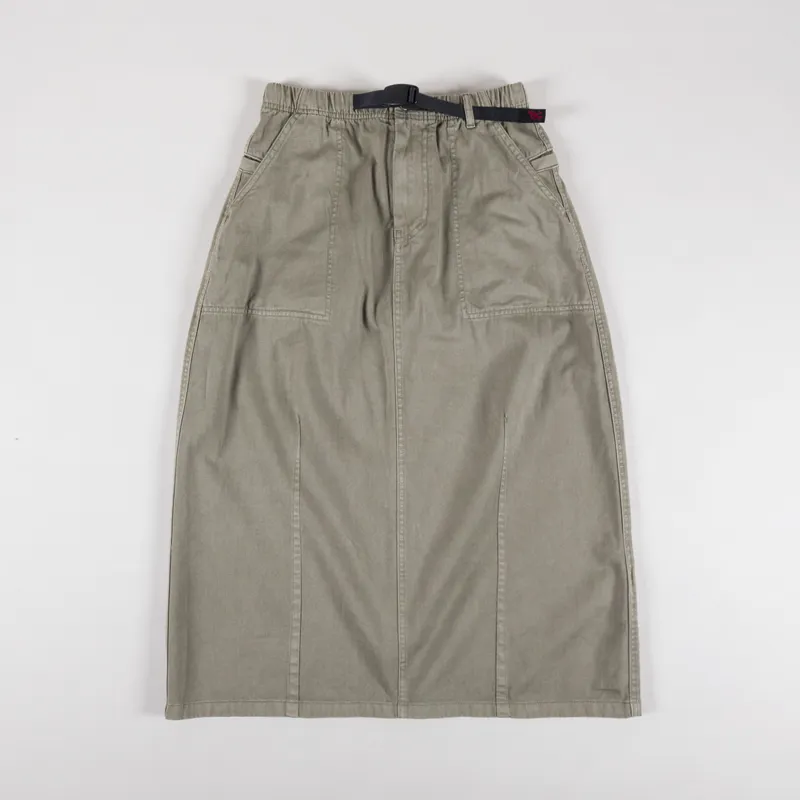 Gramicci Womens Maxi Skirt Pigment Sage Green