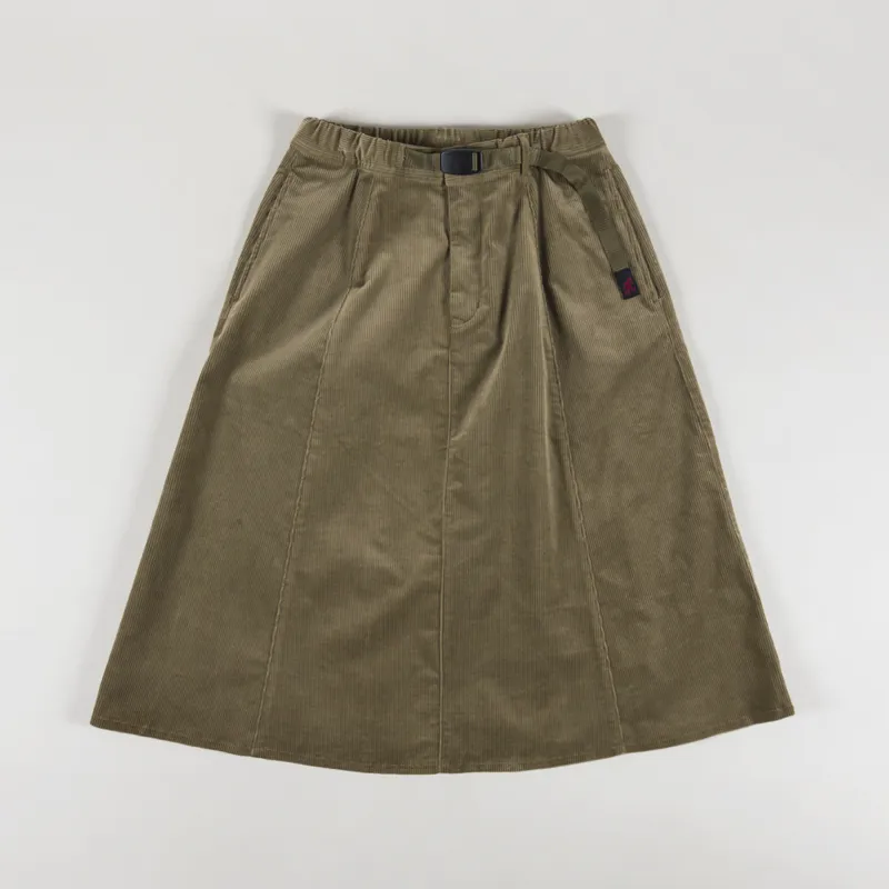 Gramicci Womens Corduroy Paneled Midi Skirt Laurel