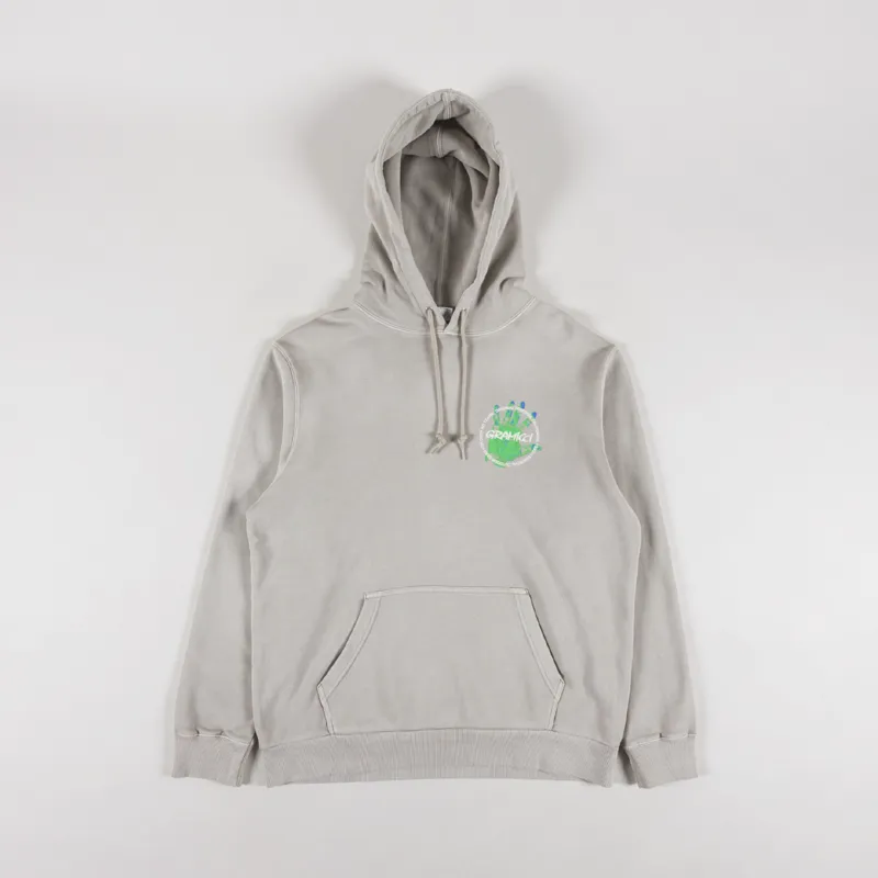 Gramicci Climbers Hand Hooded Sweatshirt Pigment Oat-1