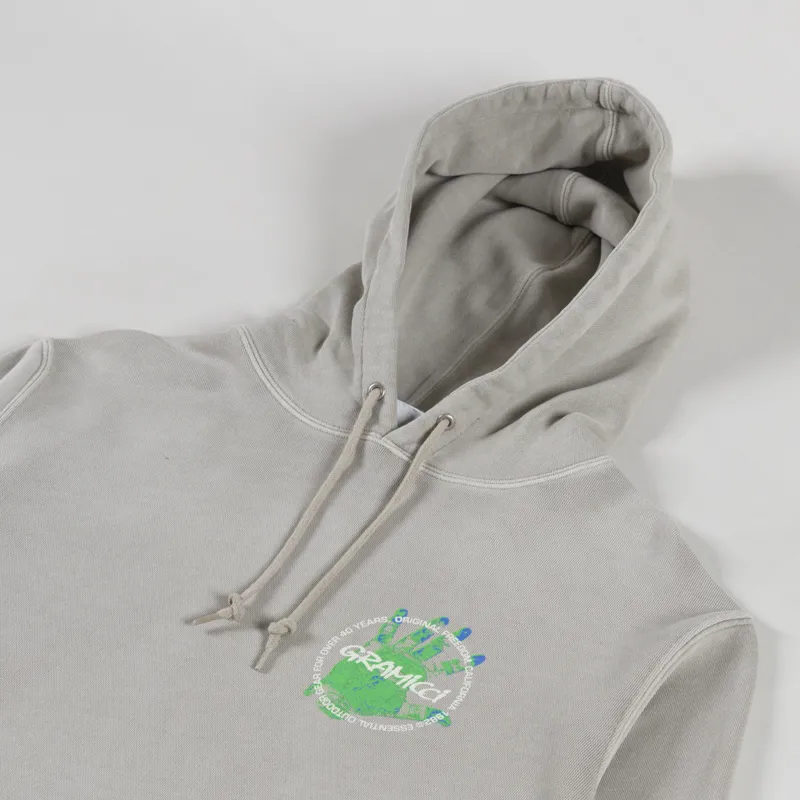 Gramicci Climbers Hand Hooded Sweatshirt Pigment Oat-3