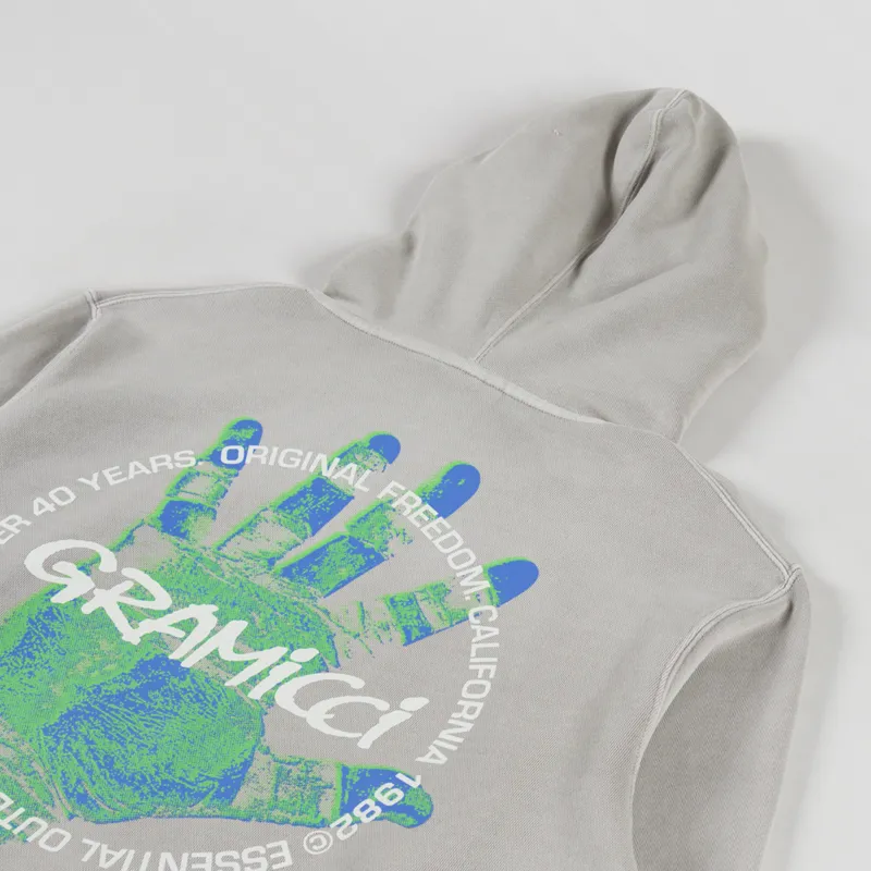 Gramicci Climbers Hand Hooded Sweatshirt Pigment Oat-2