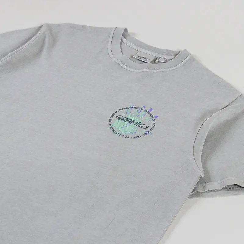 Gramicci Climbers Hand T Shirt Pigment Slate-3