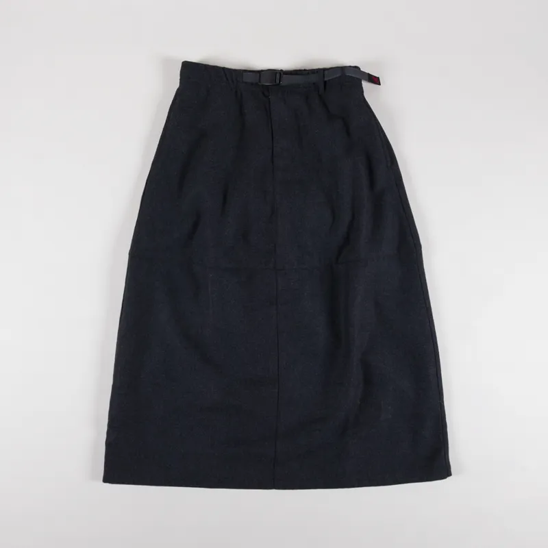 Gramicci Womens Wool Paneled Skirt Charcoal