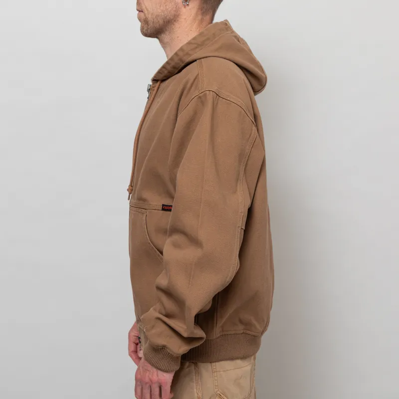 Gramicci El Cap Canvas Hooded Jacket Walnut-2
