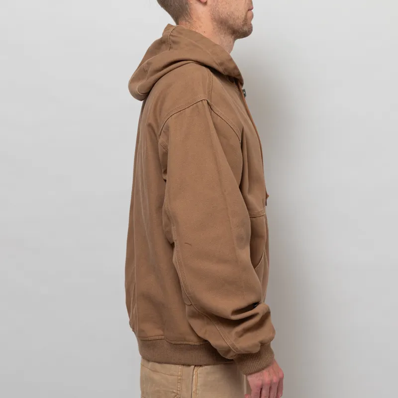 Gramicci El Cap Canvas Hooded Jacket Walnut-4