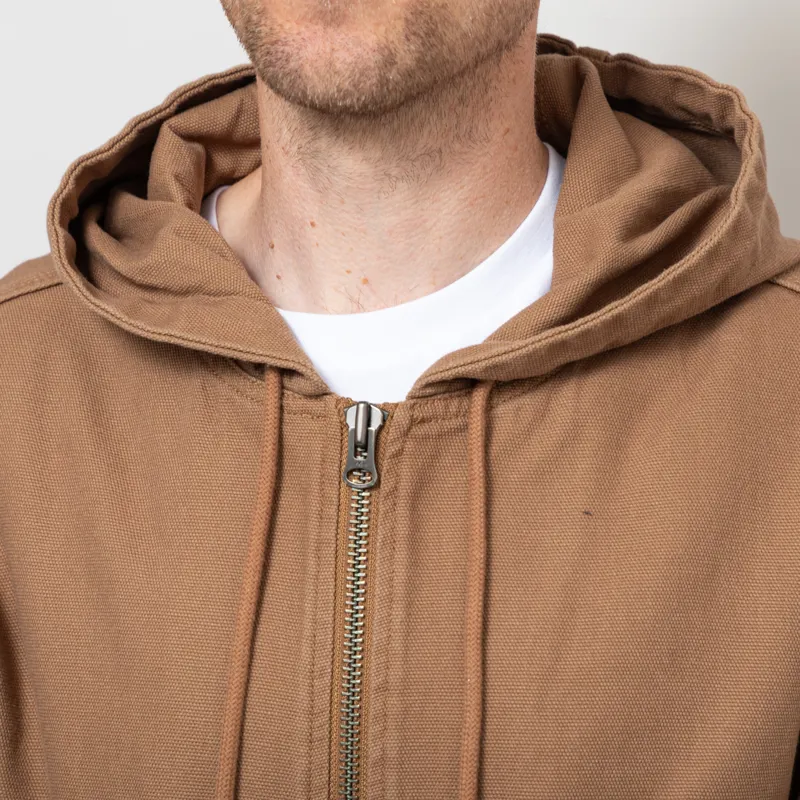 Gramicci El Cap Canvas Hooded Jacket Walnut-6