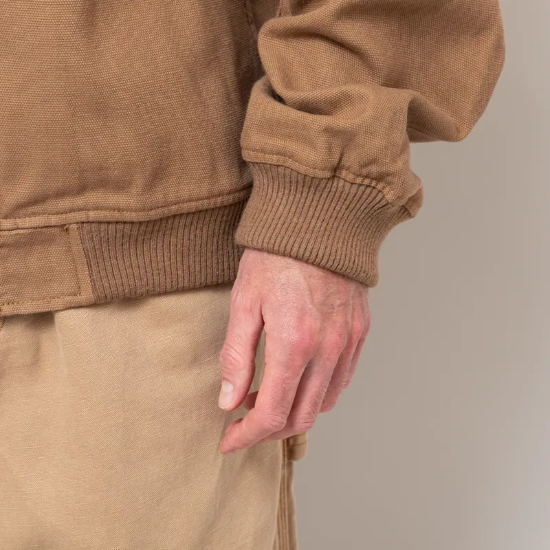 Gramicci El Cap Canvas Hooded Jacket Walnut-9