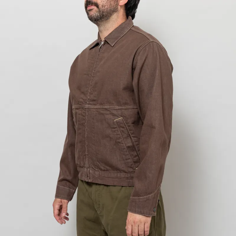 Gramicci Japanese Slub Denim Jacket Amber-1