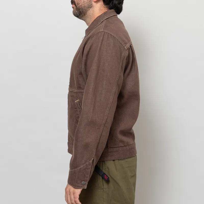 Gramicci Japanese Slub Denim Jacket Amber-2
