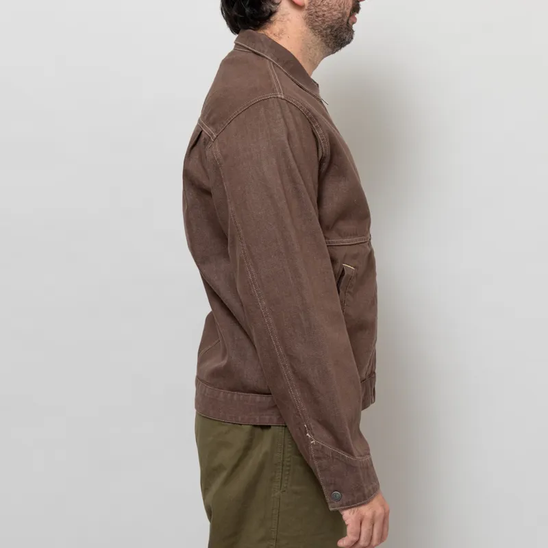 Gramicci Japanese Slub Denim Jacket Amber-4