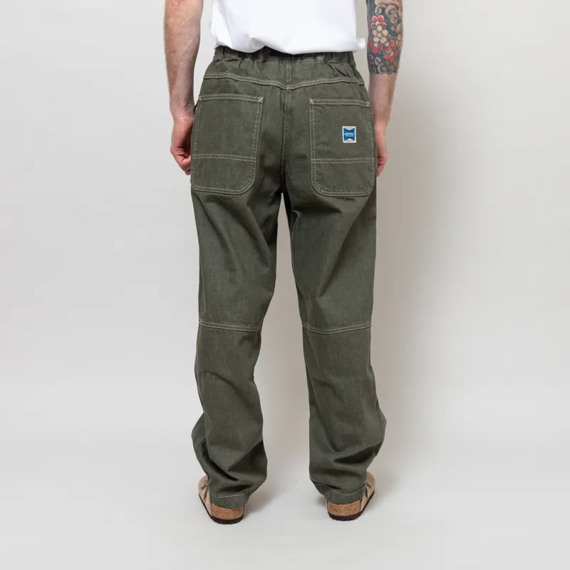 Gramicci Japanese Slub Denim Pants Dark Sage-3