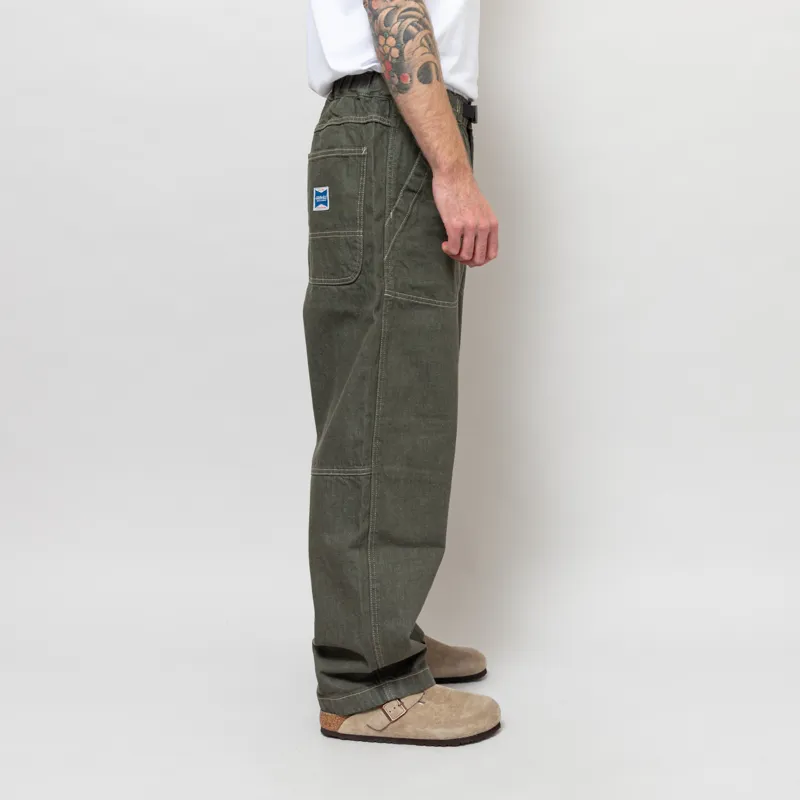 Gramicci Japanese Slub Denim Pants Dark Sage-4