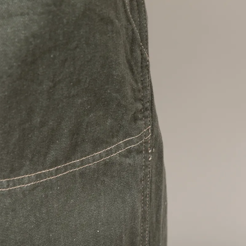 Gramicci Japanese Slub Denim Pants Dark Sage-8