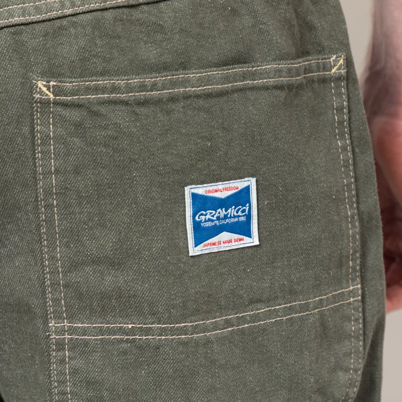 Gramicci Japanese Slub Denim Pants Dark Sage-10