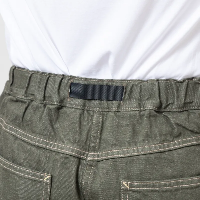 Gramicci Japanese Slub Denim Pants Dark Sage-6