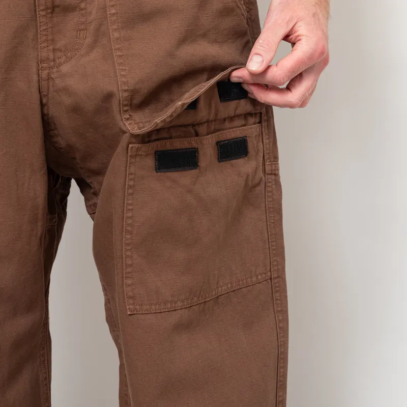 Gramicci Cotton Canvas EQT Pants Chocolate Aged-10