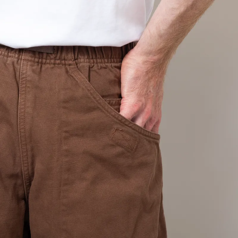 Gramicci Cotton Canvas EQT Pants Chocolate Aged-8