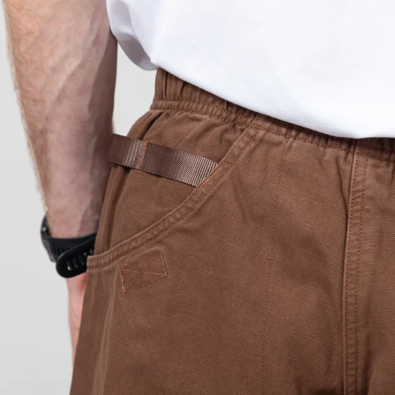 Gramicci Cotton Canvas EQT Pants Chocolate Aged-7