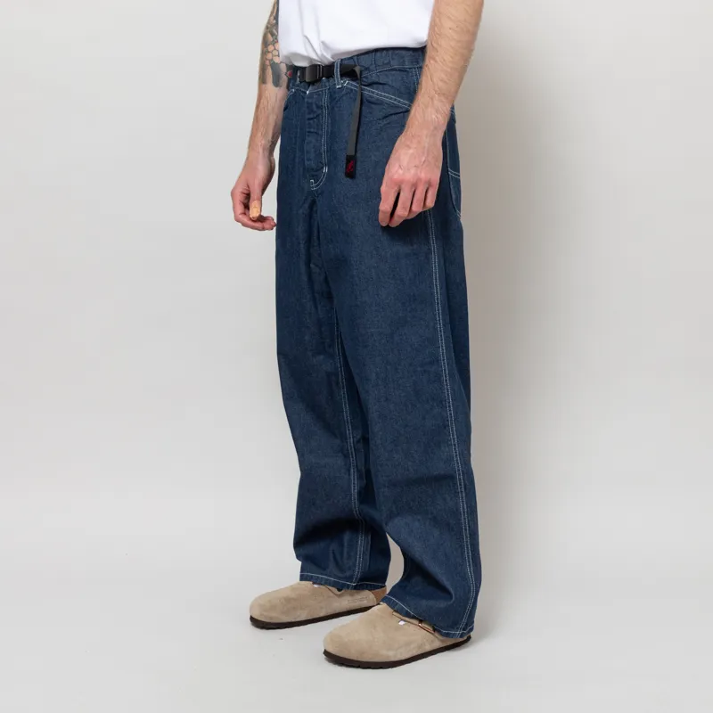 Gramicci Sutter Denim Pants Rinsed Indigo-1