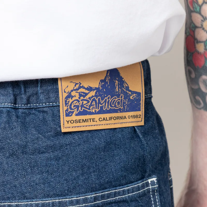 Gramicci Sutter Denim Pants Rinsed Indigo-10