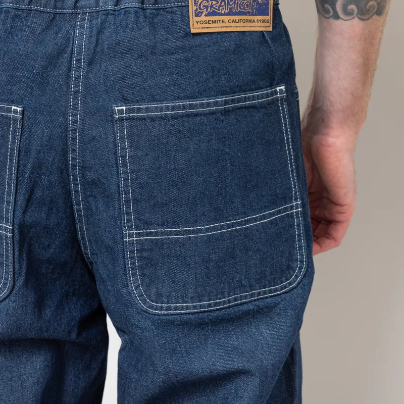 Gramicci Sutter Denim Pants Rinsed Indigo-7